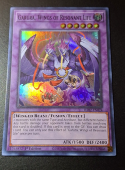 Garura, Wings Of Resonant Life - RA02-EN024 - Super Rare - 1st Edition M Yugioh - Image 1