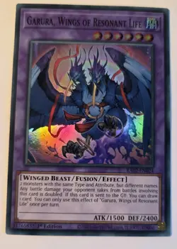 Garura, Wings Of Resonant Life - RA02-EN024 - Super Rare - 1st Edition M Yugioh - Image 1
