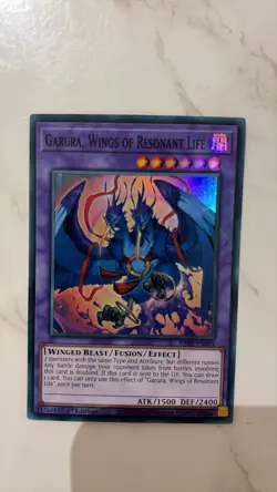Garura Wings of Resonant Life Super Rare RA02-EN024 1st Edition YuGiOh Card Mint - Image 1