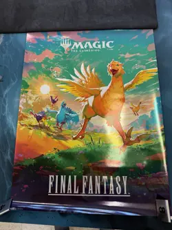 Final Fantasy Magic The Gathering Chocobo 18 x 24 FOIL Promo Poster - Image 1
