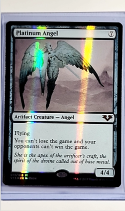 2015 MTG Magic The Gathering V15 From The Vault Foil #13 Platinum Angel - Image 1