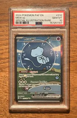 Pokemon TCG - Mew EX 232/091 - Paldean Fates Bubble Mew - SIR - PSA 10 GEM MINT - Image 4
