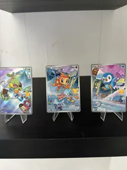 Pokemon TCG First Partner Illustration Collection Series 1 Gen 4 Sinnoh Starters - Image 1