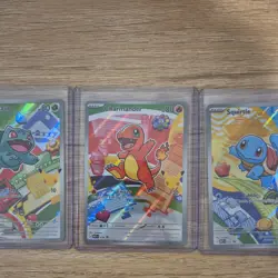 Pokemon TCG First Partner Illustration Collection Series 1 Kanto GEN 1 Starters - Image 3