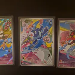 Pokemon TCG First Partner Illustration Collection Series 1 Gen 7 Starters Set - Image 3