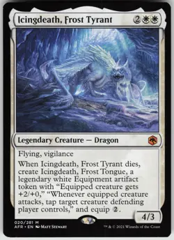 Icingdeath, Frost Tyrant M Adventures in the Forgotten Realms 20 Near Mint - Image 1