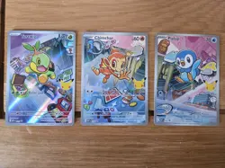 Pokemon TCG First Partner Illustration Collection Series 1 Sinnoh GEN 4 Set #1 - Image 1