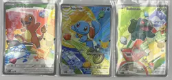 Pokemon TCG First Partner Illustration Collection Series 1 Kanto GEN 1 Starters - Image 1