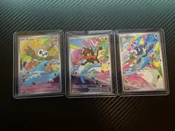 Pokemon TCG - First Partner Illustration Collection, Series 1 Gen 7 Starters Set - Image 1