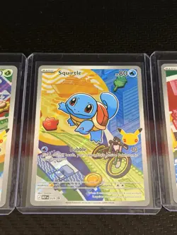 Pokemon TCG First Partner Illustration Collection Series 1 Kanto GEN 1 Starters - Image 3