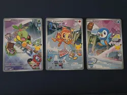 Pokemon TCG First Partner Illustration Collection Series 1 Sinnoh GEN 4 Set MINT - Image 1