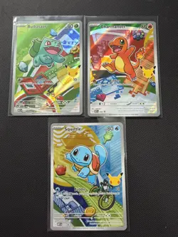 Pokemon TCG First Partner Illustration Collection Series 1 Kanto Gen 1 Set - Image 1