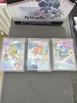 Pokemon TCG First Partner Illustration Collection Series 1 Gen 4 Starters set - Image 3