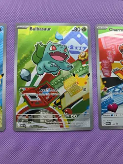 Pokemon TCG First Partner Illustration Collection Series 1 Kanto Gen 1 Set - Image 3