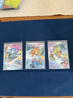 Pokemon TCG First Partner Illustration Collection Series 1 Gen 4 Starters set - Image 1