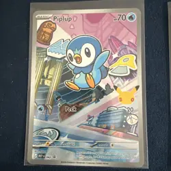 Pokemon TCG First Partner Illustration Collection Series 1 Gen 4 Starters set - Image 2