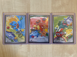Pokemon TCG First Partner Illustration Collection Series 1 Kanto GEN 1 Starters - Image 1