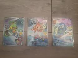 Pokemon TCG First Partner Illustration Collection Series 1 Gen 4 Starters set - Image 1