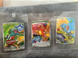 Pokemon TCG First Partner Illustration Collection Series 1 Kanto GEN 1 Starters - Image 1