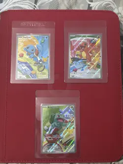 Pokemon TCG First Partner Illustration Collection Series 1 Kanto GEN 1 Starters - Image 1