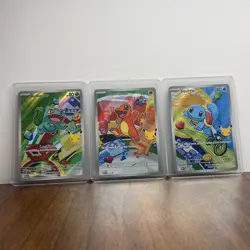 Pokemon TCG First Partner Illustration Collection Series 1 Kanto GEN 1 Starters - Image 1