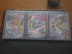 Pokemon TCG First Partner Illustration Collection Series 1 Gen 4 Starters set - Image 1