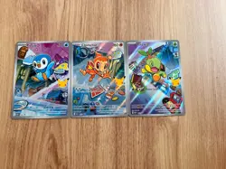 Pokemon TCG First Partner Illustration Collection Series 1 - Gen 4 Set - Image 1