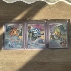 Pokemon TCG First Partner Illustration Collection Series 1 Gen 4 Starters set - Image 1