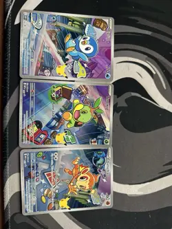 Pokemon TCG First Partner Illustration Collection Series 1 Gen 4 Starters set - Image 1