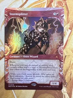 Stormsplitter - Showcase FOIL - Bloomburrow #319 Rare, NM, MTG - Image 1