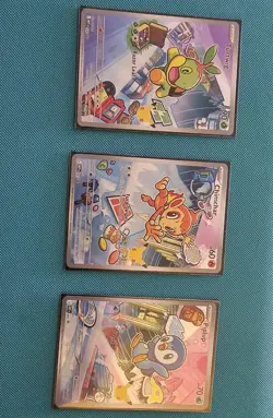 Pokemon TCG First Partner Illustration Collection Series 1 Gen 4 Starters set - Image 5