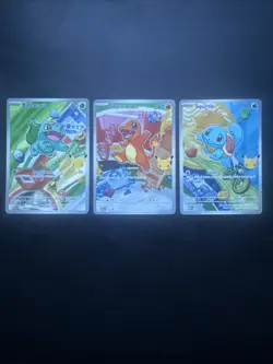 Pokemon TCG First Partner Illustration Collection Series 1 - Kanto GEN 1 Set - Image 1