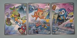 Pokemon TCG First Partner Illustration Collection Series 1 - Sinnoh Gen 4 Set - Image 1