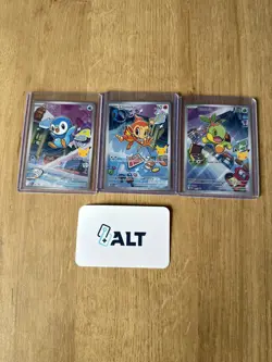 Pokemon TCG First Partner Illustration Collection Series 1 - Sinnoh Gen 4 Set - Image 1