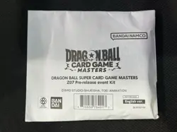 DRAGON BALL SUPER CARD GAME MASTERS Z07 Pre-release Event Kit - Image 1