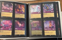 Lorcana 130 Card Set-Filled 80 card Lorcana Binder + Stack of 50 Extra Cards - Image 3