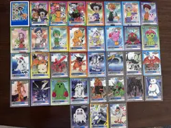 2000 Upper Deck Digimon Series 1 Complete Base Card Set (34) Clean! - Image 1