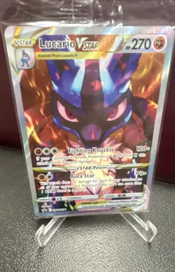 Lucario VSTAR SWSH291 SWSH: Sword & Shield Promo Cards Holo. In original package - Image 1