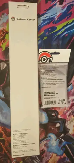 NEW TCG Pokemon Center Exclusive Opening Scene Playmat + Card Sleeves - Image 2