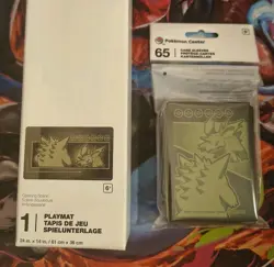 NEW TCG Pokemon Center Exclusive Opening Scene Playmat + Card Sleeves - Image 3
