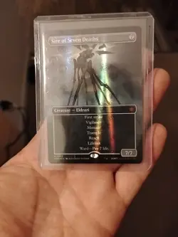 Foundations FDN Magic MTG Foil Sire of Seven Deaths (Borderless) Mana Foil - Image 2
