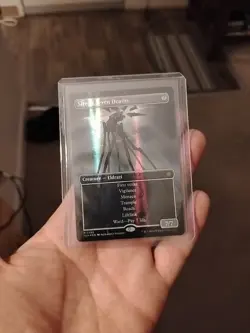 Foundations FDN Magic MTG Foil Sire of Seven Deaths (Borderless) Mana Foil - Image 3