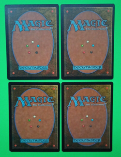 Magic the Gathering MTG Visions BLANKET OF NIGHT X 4 VLP/EX U 1997 Vintage! - Image 4