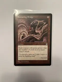 Magic the Gathering - Ensnaring Bridge Stronghold Regular (Rare, Near Mint) - Image 1