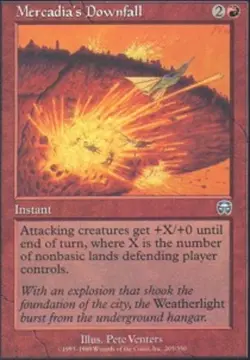 [1x] Mercadia's Downfall Near Mint, English Mercadian Masques MTG Magic - Image 1