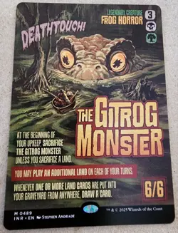 The Gitrog Monster - #489 Regular (Showcase) - Innistrad Remastered - Mtg - Image 1