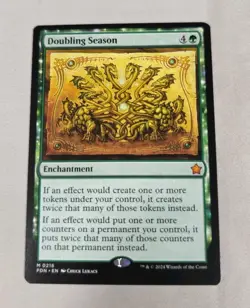 Magic: The Gathering - Foundation - Doubling Season 0216 Mythic Rare - NM - Image 1