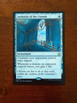 NM Authority of the Consuls, MTG, Foundations, Magic the Gathering, 137 - Image 1