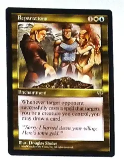 Magic the Gathering * MTG * 1 x Reparations * Mirage * LP - Image 1