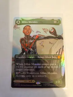 Miles Morales - Ultimate Spider-Man Borderless FOIL 0234 MTG SPM Nm/M *ON HAND* - Image 1